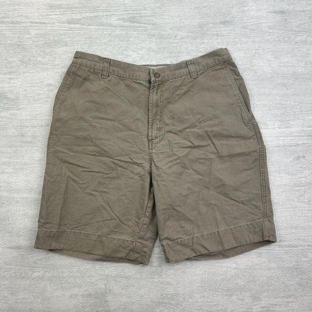 Columbia Canvas Shorts Mens 34 Beige Canvas PFG Fishing 9"‎ Inseam Hiking